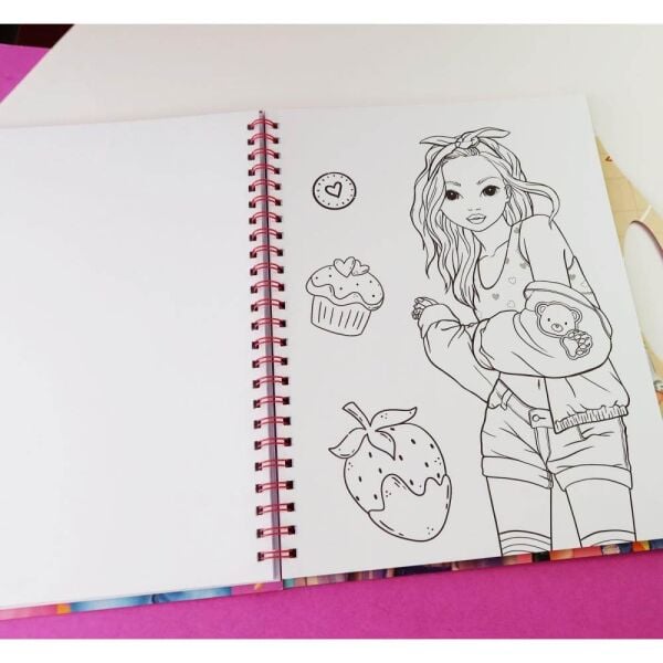 Bam Pop Gril Boyama Kitabı 2163