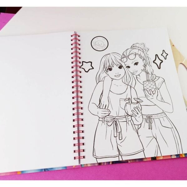 Bam Pop Gril Boyama Kitabı 2163