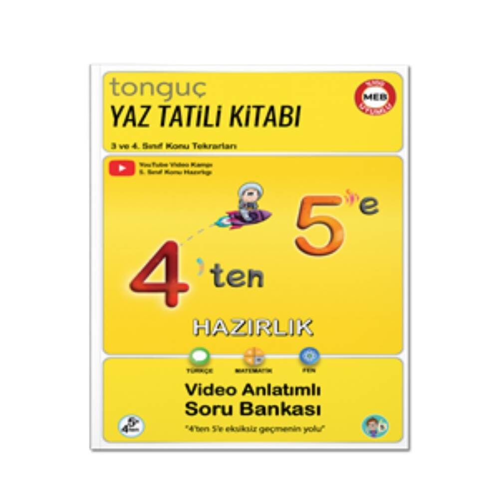 Tonguç 4.Sınıf 4 ten 5 e Hazırlık Kitabı