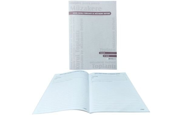 Özkan Genel Kurul Toplantı ve Müzakere Defteri 40 Yaprak Bm137 135