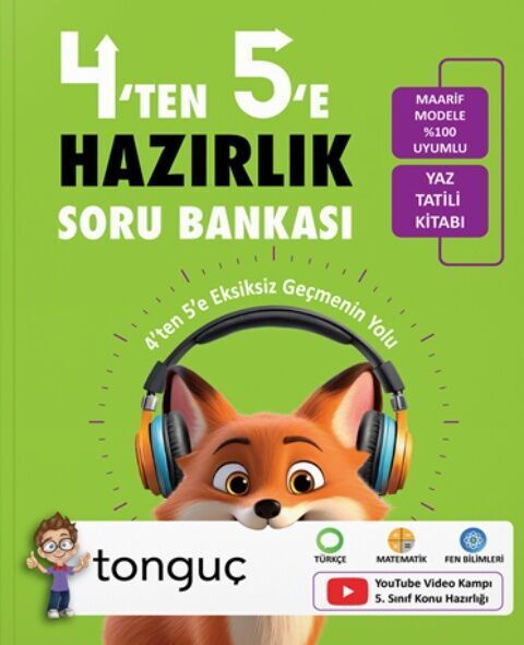 Tonguç 4.Sınıf 4 ten 5 e Hazırlık Soru Bankası