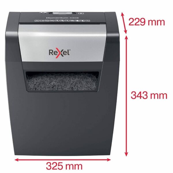 Rexel Evrak İmha Makinesi Momentum X308 2104570Eu