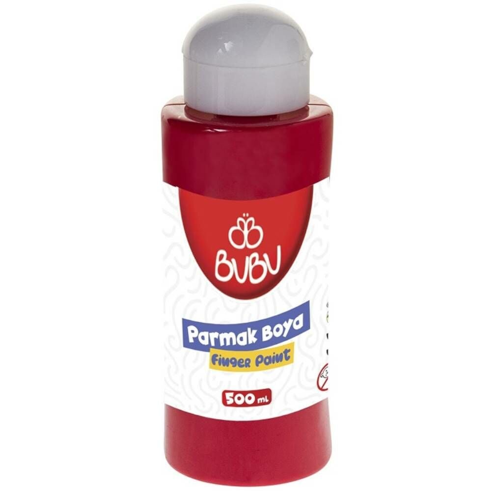 Bu-Bu Parmak Boya 500 Gr. Kırmızı Bubu-Par003