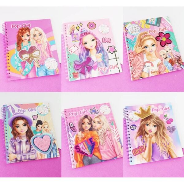 Bam Pop Gril Spiralli Boyama Kitabı 2165