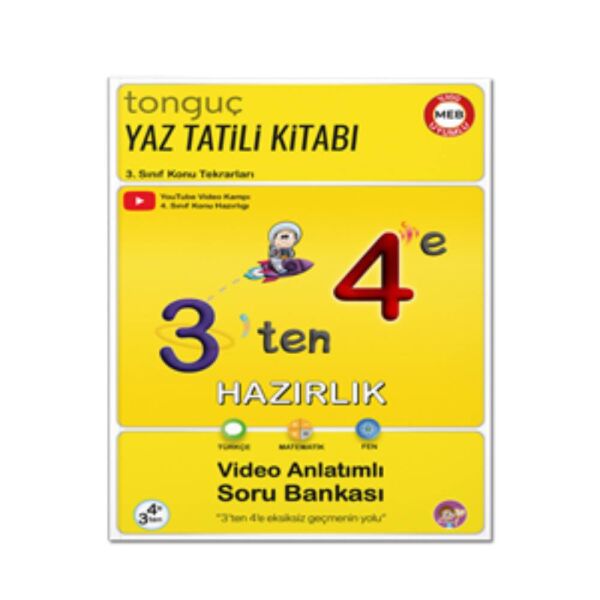 Tonguç 3.Sınıf 3 ten 4 e Hazırlık Kitabı