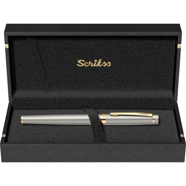 Scrikss 38 Saten Altın M Uç Dolma Kalem