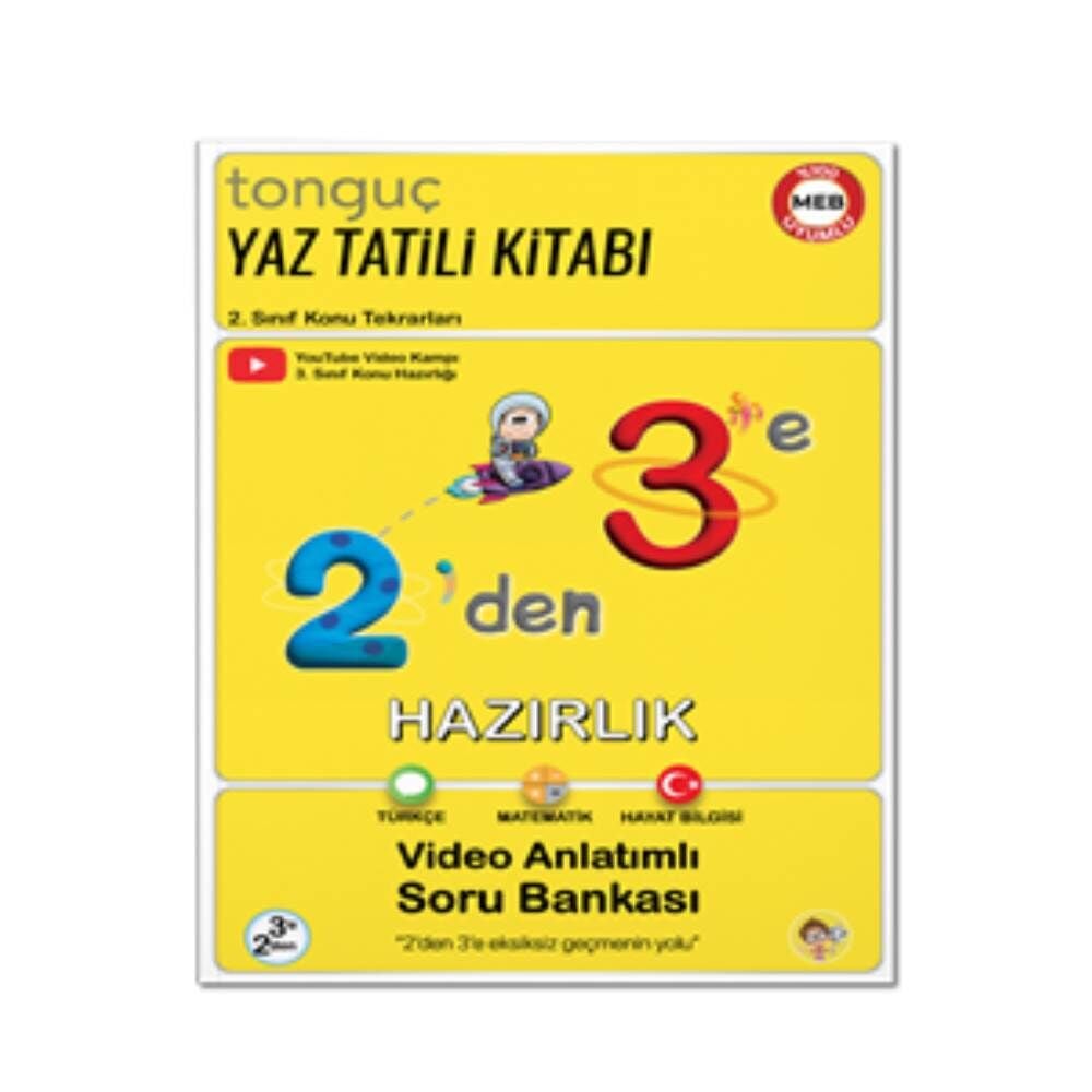 Tonguç 2.Sınıf 2 den 3 e Hazırlık Kitabı