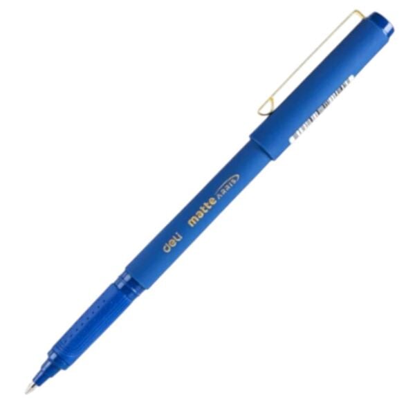 Deli Matte Gel Pen 0.7 mm Mavi Roller Kalem