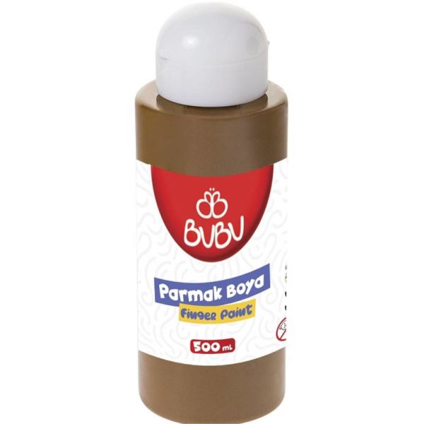 Bu-Bu Parmak Boya 500 Gr. Kahverengi Bubu-Par011