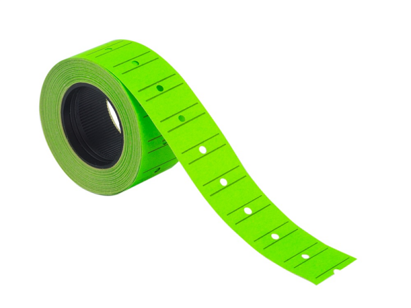 Kraf Fiyat Etiketi 12x21 mm Fosforlu Yeşil