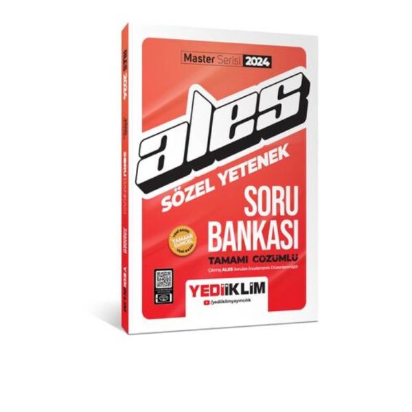 Yediiklim ALES 2024 Sözel Yetenek Çözümlü Soru Bankası