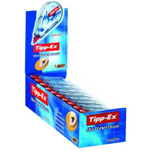 Tıpp-Ex Şerit Silici Mını Pocket Mouse 4.2 Mm X 6 Mt 10 Lu Kutu 932564