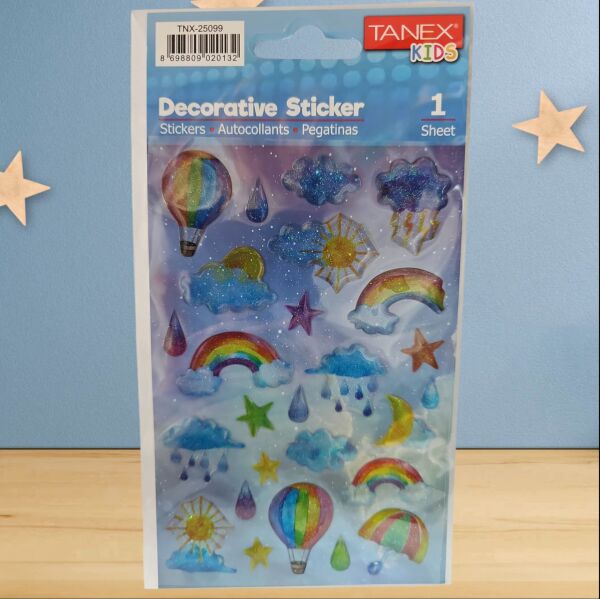 Tanex Sticker Gökkuşağı Serisi 25099