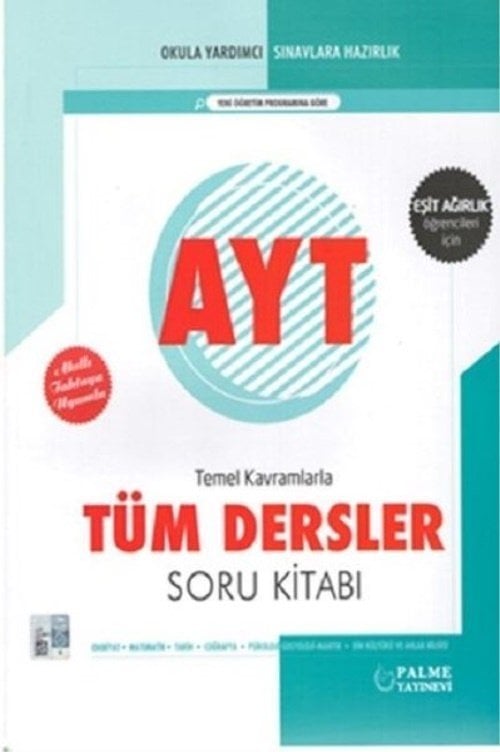 Palme Ayt Tüm Dersler Soru Bankası Eşit Ağırlık