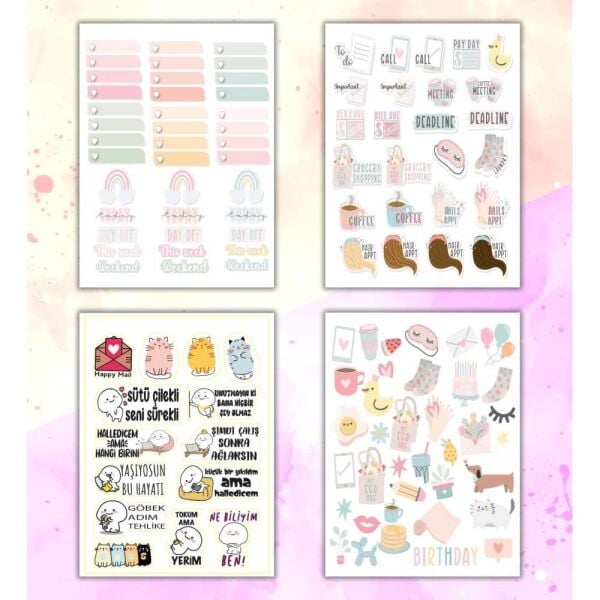 My Diy Sticket Defteri 1216