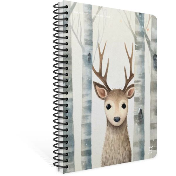 Sneak Peek A4 80 Yaprak Çizgili Karton Kapak Spralli Defter 7289