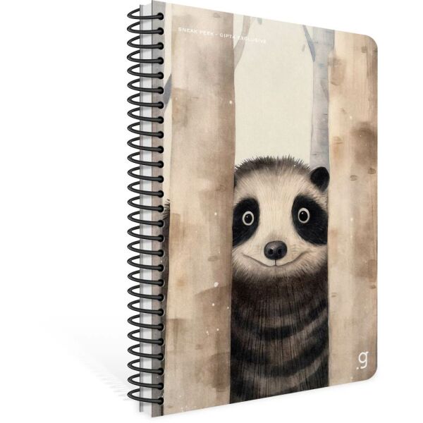Sneak Peek A4 80 Yaprak Çizgili Karton Kapak Spralli Defter 7289