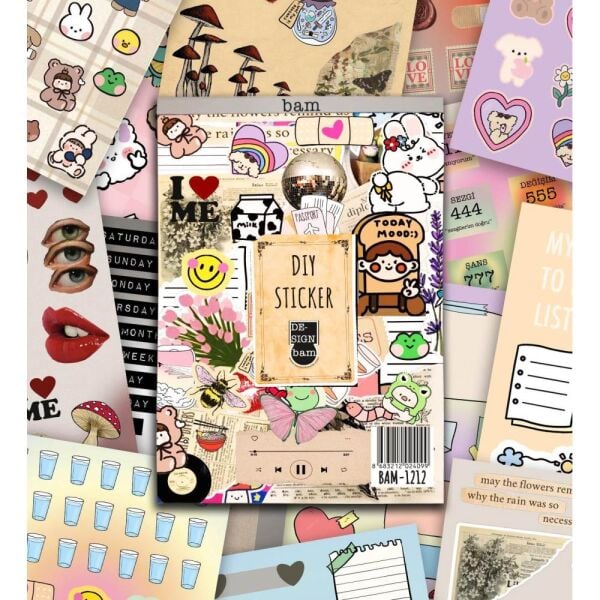 My Diy 1212 Özel Tasarım Sticket Defteri