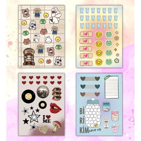 My Diy Sticket Defteri Özel Tasarım 1212