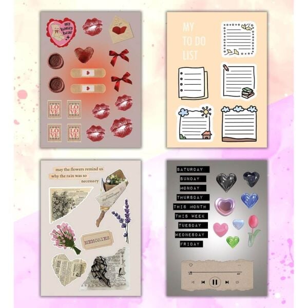 My Diy Sticket Defteri Özel Tasarım 1212