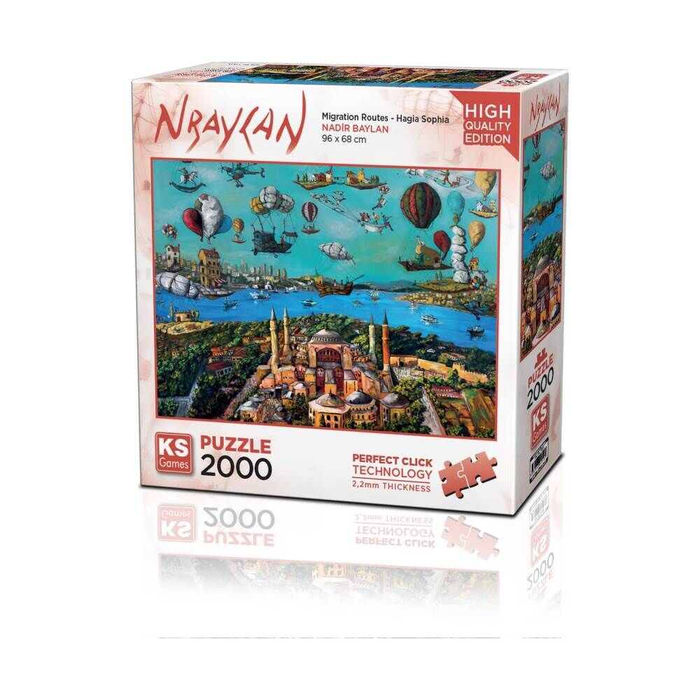 Migration Routes Hagia Sophia 2000 Parça Puzzle 22523