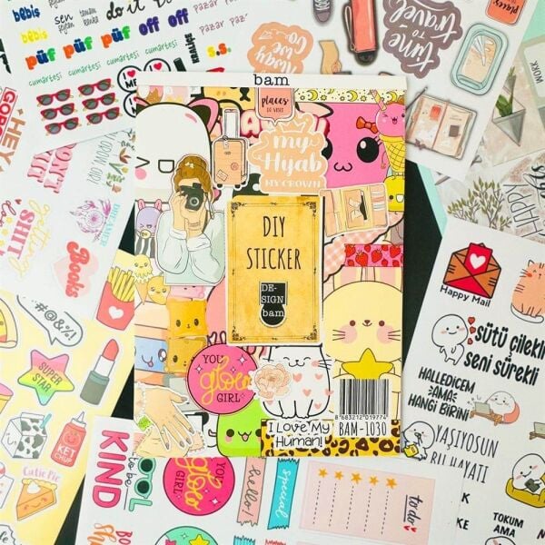 My Diy Sticket Defteri Özel Tasarım 1030