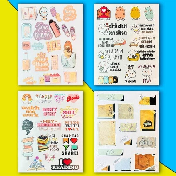 My Diy Sticket Defteri Özel Tasarım 1030