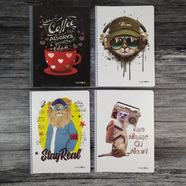 Dream A4 72 Yaprak Çizgili Plastik Kapak Spiralli Defter 72507