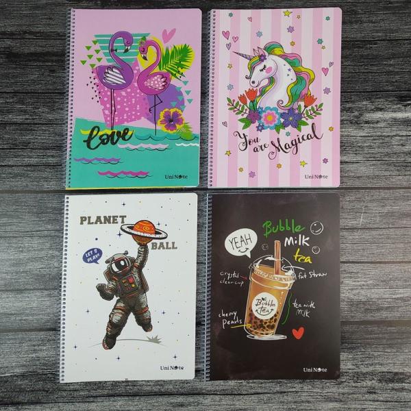 Dream A4 72 Yaprak Çizgili Plastik Kapak Spiralli Defter 72507