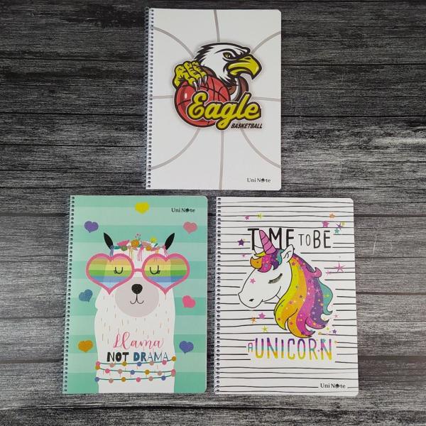 Dream A4 72 Yaprak Çizgili Plastik Kapak Spiralli Defter 72507