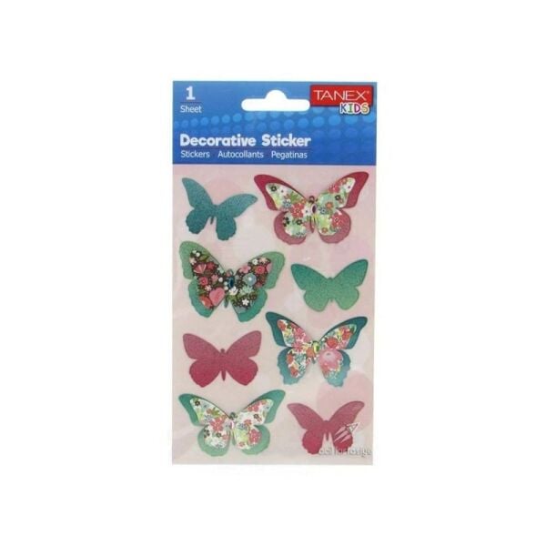 Tanex Sticker Kelebek Serisi 25079