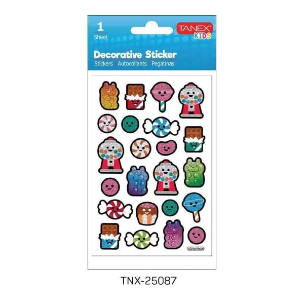 Tanex Sticker Şeker Serisi 25087
