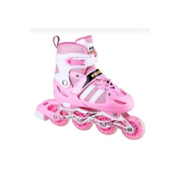Pasifik Silikon Işıklı Paten 30-33 Pembe
