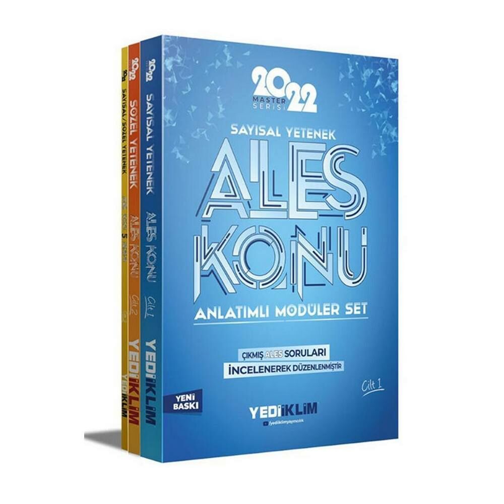 Yediiklim Ales 2022 Sayısal Yetenek Konu Anlatımlı Modüler Set