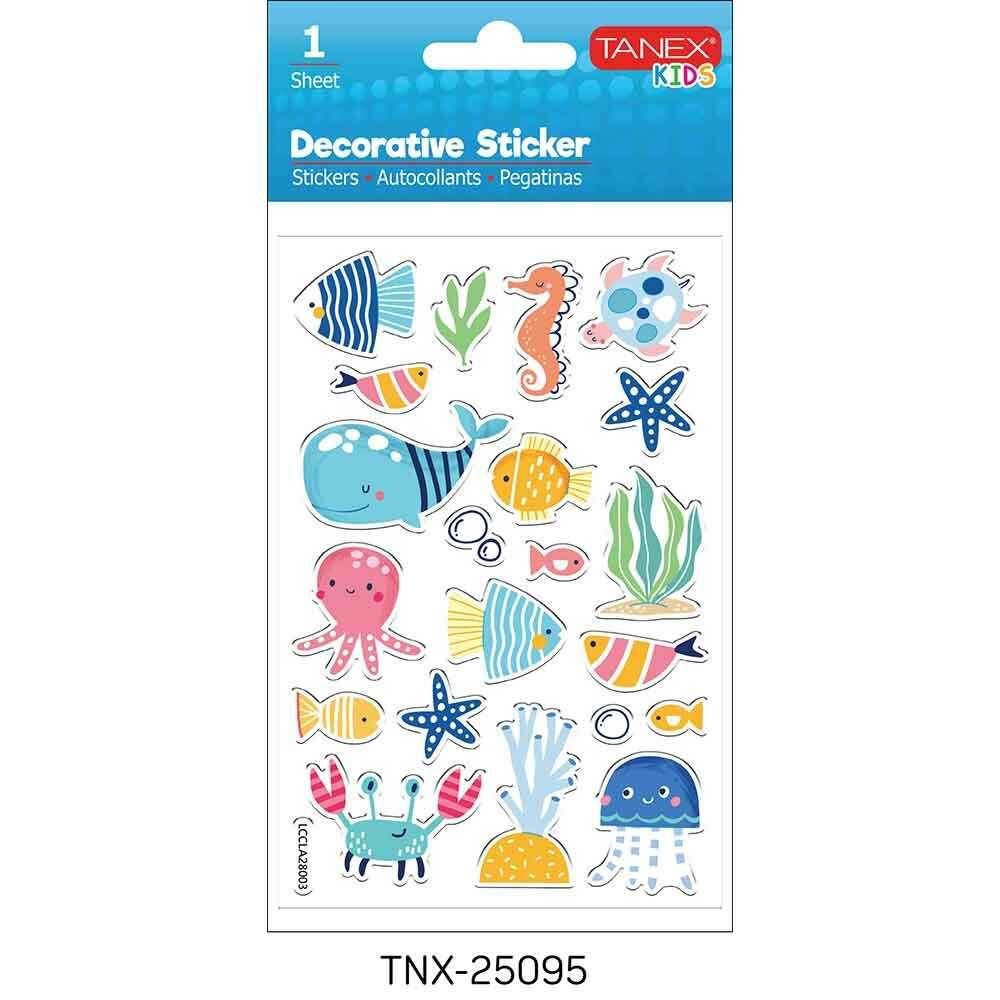 Tanex Sticker Deniz Canlıları Serisi 25095