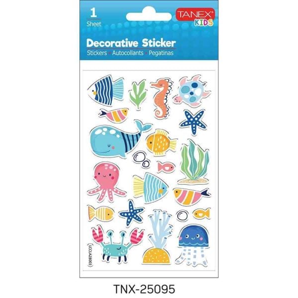 Tanex Sticker Deniz Canlıları Serisi 25095