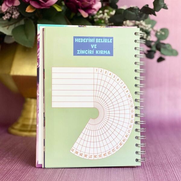 My Planner 1165 Hayallerinin Peşinden Git Spiralli Konuşan Ajanda