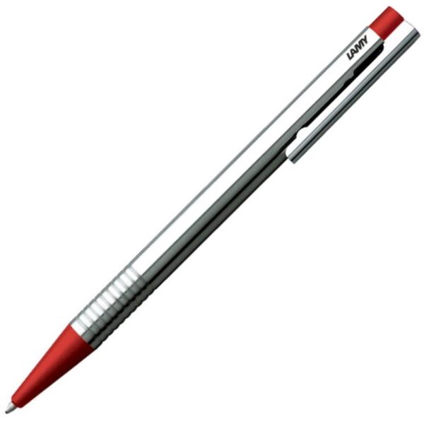 Lamy Tükenmez Kalem Logo Paslanmaz Çelik Kırmızı 205-K
