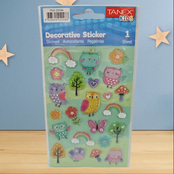 Tanex Sticker Orman Hayvanları Serisi 25094
