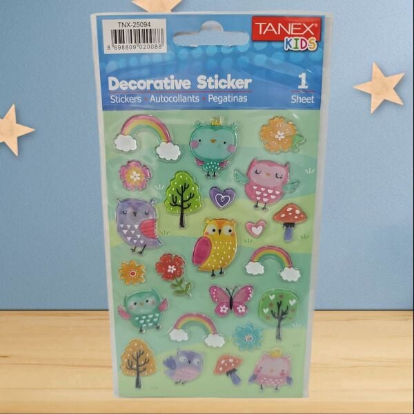 Tanex Sticker Orman Hayvanları Serisi 25094