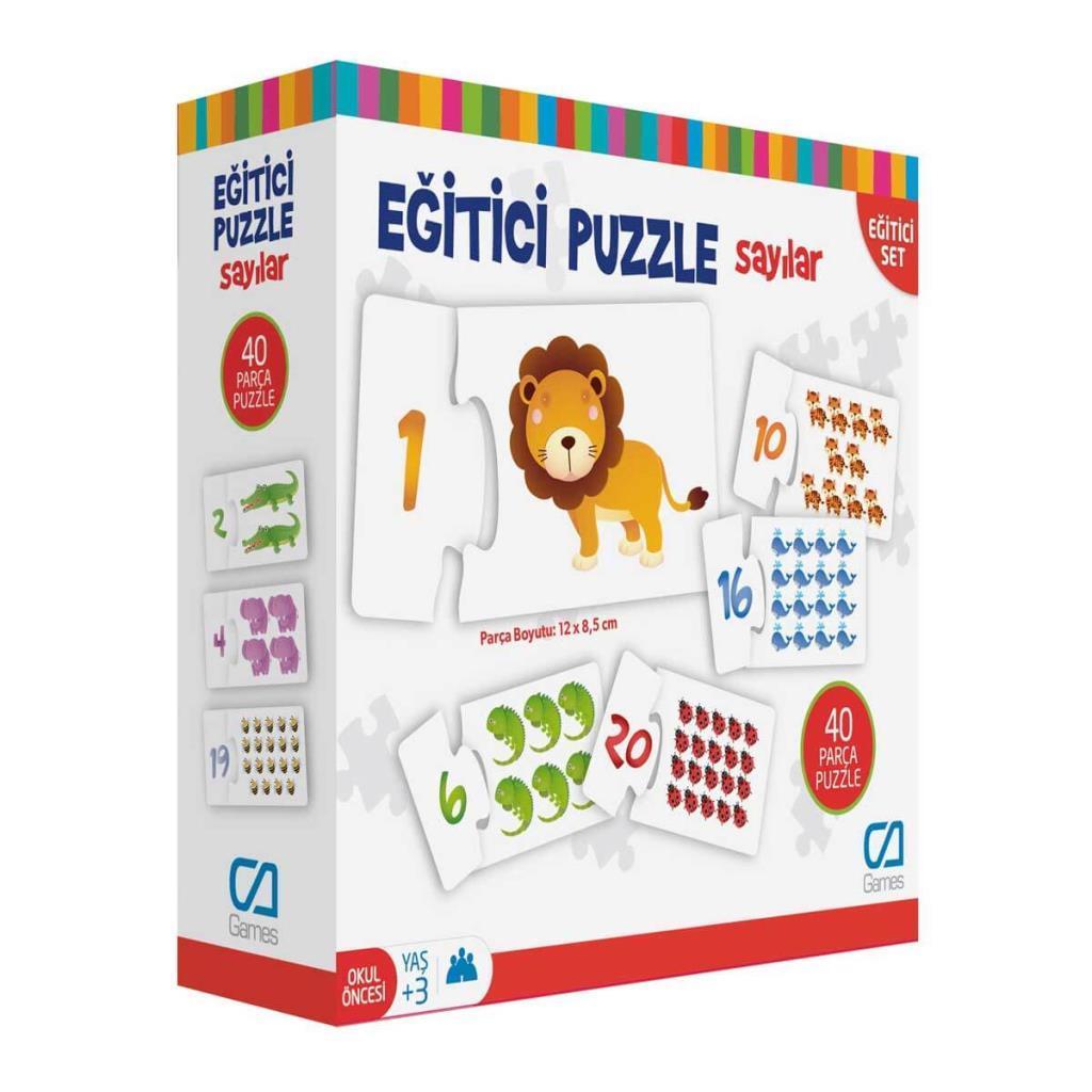 Ca Eğitici Puzzle Sayılar 40 Parça 5031