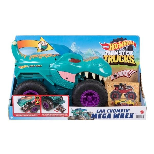 Hot Wheels GYL13 Monster Trucks Araba Yiyen Mega-Wrex