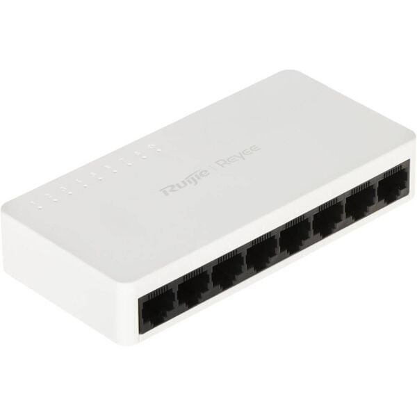 Ruijie Reyee RG-ES08F 8 Portlu, 10-100 Fast Ethernet Tak Çalıştır Switch Plastik Kasa