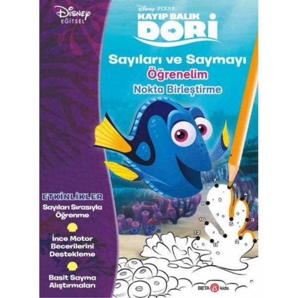 Disney Kayıp Balık Dori Sayıları Saymayı Öğrenelim Yaz Çiz Eğlen