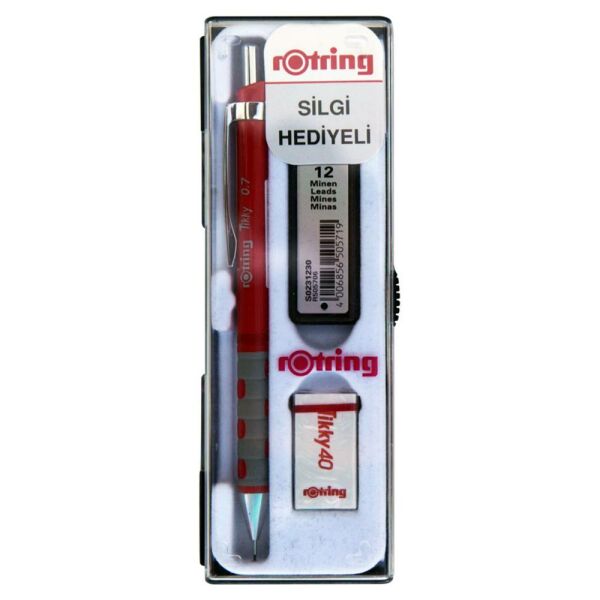 Rotring Versatil Kalem Tıkky Okul Seti 0.7 Kırmızı