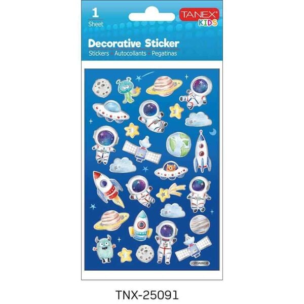 Tanex Sticker Uzay Serisi 25091