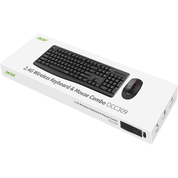 ACER OCC309 BK 2.4 Ghz Kablosuz Klavye+ Mouse set (10mt) ( Num-Lock Tuşu )