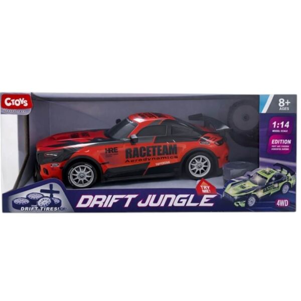 Uzaktan Kumandalı 4 Çeker 1:14 Işıklı Usb Şarjlı Drift Araba