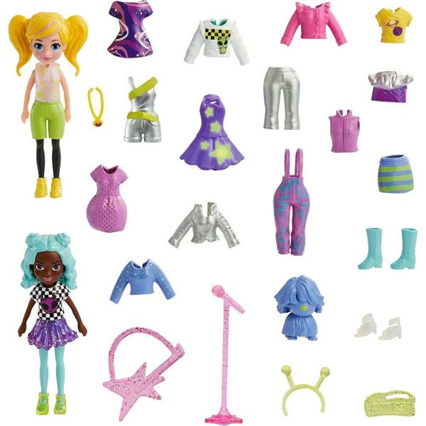 Polly Pocket ve Arkadaşları Farklı Moda Aksesuarları Oyun Setleri HNF51 HKV97