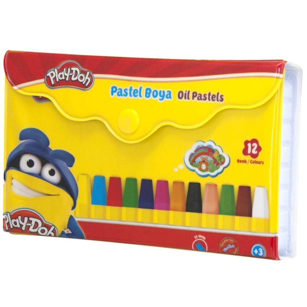 Play-Doh Pastel Boya Çantalı 12 Renk Pa005